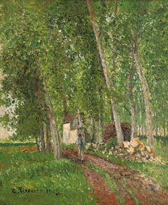 Underskov ved Moret, 1902 af Camille Jacob Pissarro