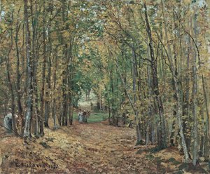 Avenue i Parc de Marly af Camille Pissarro