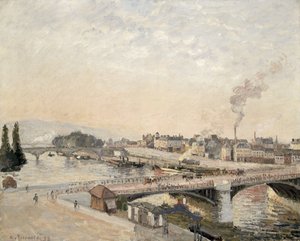 Boieldieu og Corneille broer af Camille Jacob Pissarro