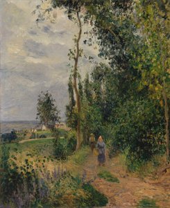 Côte des Grouettes, nær Pontoise, sandsynligvis 1878. af Camille Jacob Pissarro