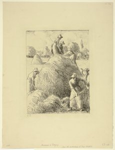 Hømagere af Eragny af Camille Pissarro
