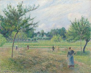 Høslæt i Éragny af Camille Pissarro