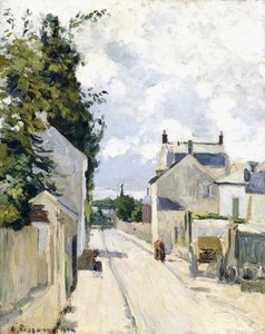 Hermitage Street, Pontoise af Camille Jacob Pissarro
