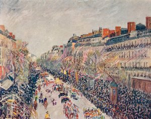 Mi-Careme på Boulevarderne, 1897 af Camille Jacob Pissarro