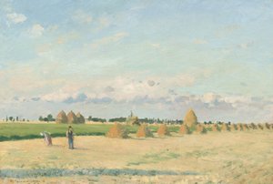 Landskab, Ile-de-France af Camille Pissarro