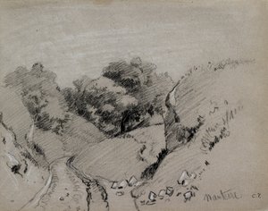 Nanterre, c1860 af Camille Pissarro