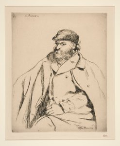 Paul C?zanne (Portræt af C?zanne) af Camille Pissarro