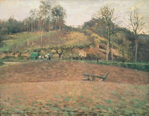 Pløjeland af Camille Jacob Pissarro