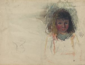 Kunstnerens søn Georges [verso] af Camille Pissarro