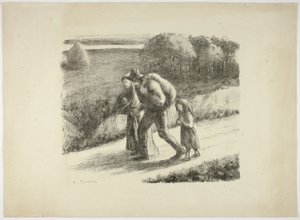 Vagabonderne af Camille Pissarro