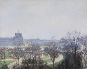 Tuileries haver af Camille Pissarro