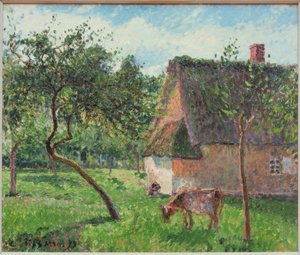 A clos i Varengeville af Camille Pissarro