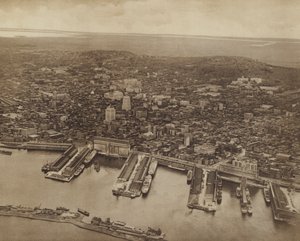 Generel udsigt over Montreal, set mod nord (s/h-foto) af Canadian Photographer