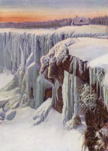 Niagara Falls frosset om vinteren (foto i farver) af Canadian Photographer