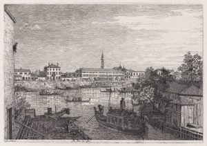 Ale Porte del Dolo (At the Locks of Dolo), fra serien Vedute (Views)