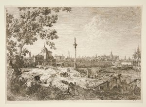 Imaginary View of Padua, fra serien Vedute (Views) af Canaletto (Giovanni Antonio Canal)