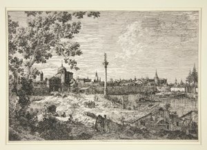 Imaginary View of Padua, fra serien Vedute (Views) af Canaletto (Giovanni Antonio Canal)