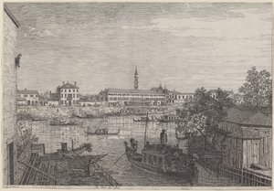 Ale Porto del Dolo af Canaletto