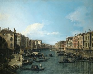Canaletto - Den store kanal, 1738-42 af Canaletto