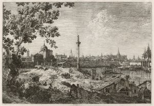 Fantasiudsigt over Padova af Canaletto