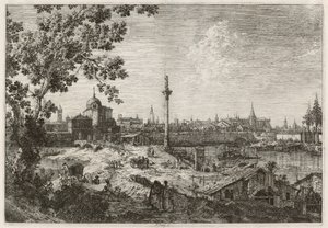 Imaginær udsigt over Padova, ca. 17351746. af Canaletto