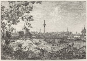 Imaginær udsigt over Padova, ca. 17351746. af Canaletto