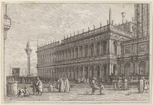 Boghandlen. V. af Canaletto