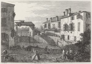 The Doors of the Dolo, ca. 17351746. af Canaletto