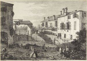 Portene til Dolo af Canaletto