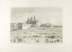 S. Giustina in prà della Vale, fra Vedute af Canaletto