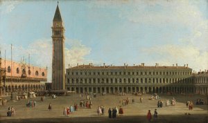 San Marco-pladsen, Venedig af Canaletto