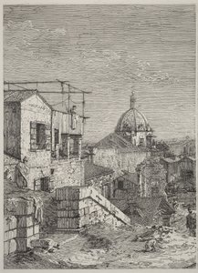 Huset med indskriften [til venstre] af Canaletto