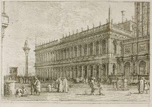 Biblioteket, fra Vedute af Canaletto