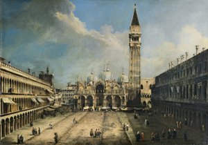 Markuspladsen i Venedig af Canaletto