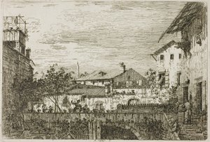 Terrassen, fra Vedute af Canaletto