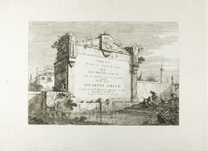 Titelblad, fra Vedute af Canaletto