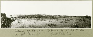 Esdud, gamle Ashdod, taget til fange af 1. A.L.H. Brigade den 13. november 1917 af Capt. Arthur Rhodes