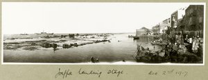 Jaffa landingsstadie, 2. december 1917 af Capt. Arthur Rhodes