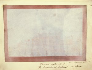 Huse uden for kasernen ved Buttevant i sne af Capt. Henry Craigie Brewster