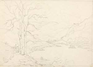 Ved Rydal Sø, 8. februar 1836 af Capt. Thomas Hastings