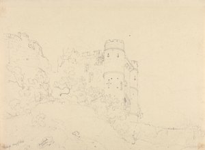 Carisbrooke Castle, 9. maj 1826 af Capt. Thomas Hastings