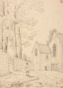Crewkerne Abbey, 24. maj 1833 af Capt. Thomas Hastings