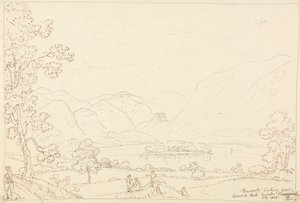 Derwent ser mod Borrowdale, juli 1835 af Capt. Thomas Hastings