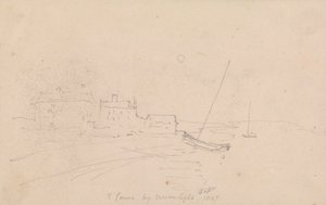 East Cowes af Moonlight, september 1827 af Capt. Thomas Hastings