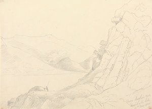 Fra Anglers Rock, Ennerdale Lake, 10. maj 1836 af Capt. Thomas Hastings