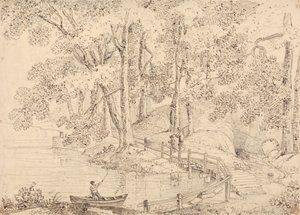 I Ugbrooke Park, maj 1833 af Capt. Thomas Hastings