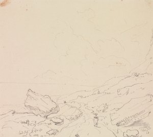 Landslip, Isle of Wight, 13. august 1829