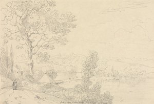 Ser på Wootton Bridge, Isle of Wight, august 1828 af Capt. Thomas Hastings