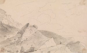 Tæt på Blackgang Chine, Isle of Wight af Capt. Thomas Hastings
