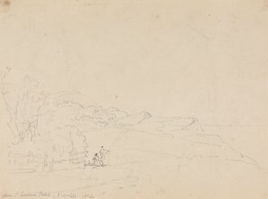 Tæt på Saint Lawrence Station, Isle of Wight af Capt. Thomas Hastings